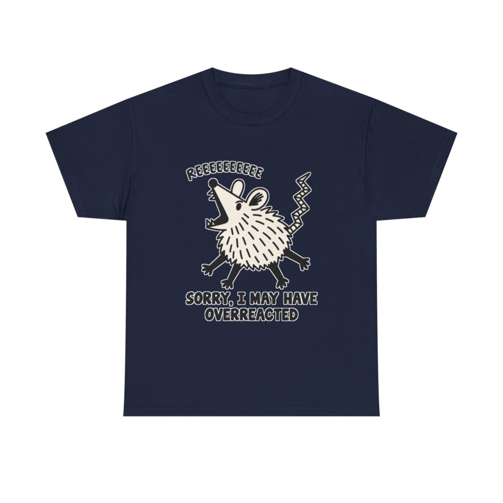 Opossum Overreaction Graphic T-Shirt