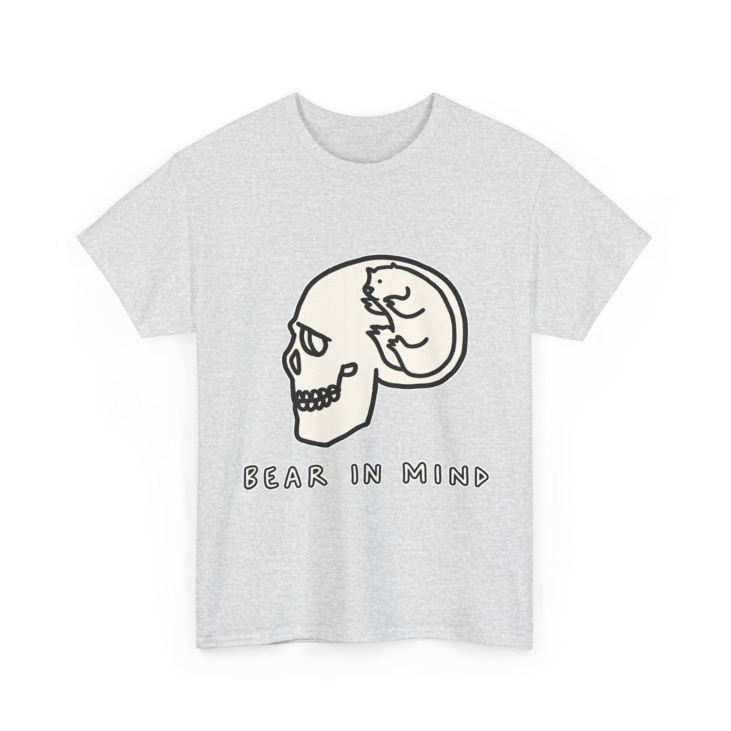 White Bear in Mind Skull Graphic T-Shirt