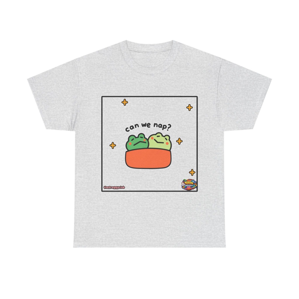 Napping Frogs 'Can We Nap?' Graphic T-Shirt