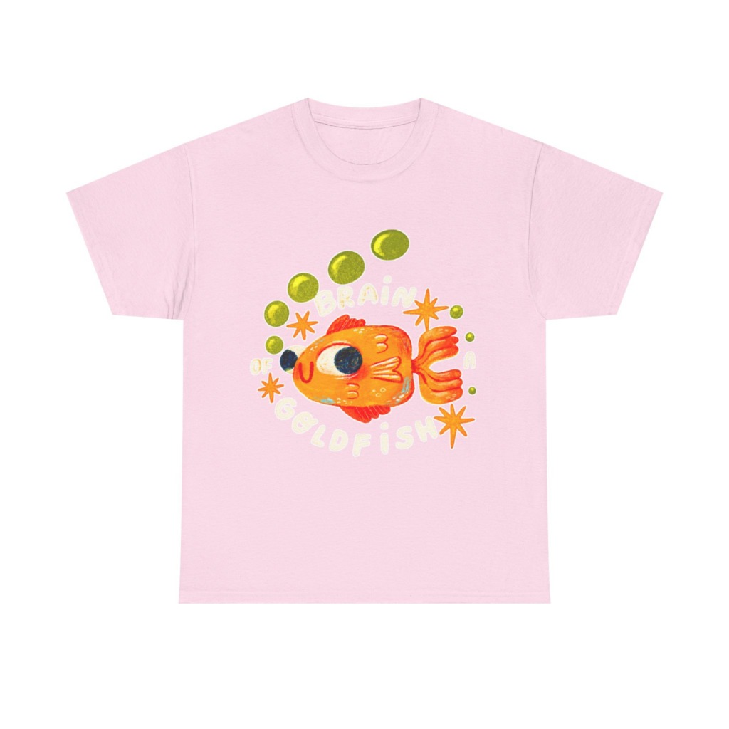 Goldfish 'Brain of a Goldfish' Graphic T-Shirt