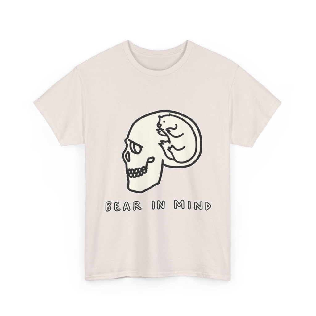 White Bear in Mind Skull Graphic T-Shirt