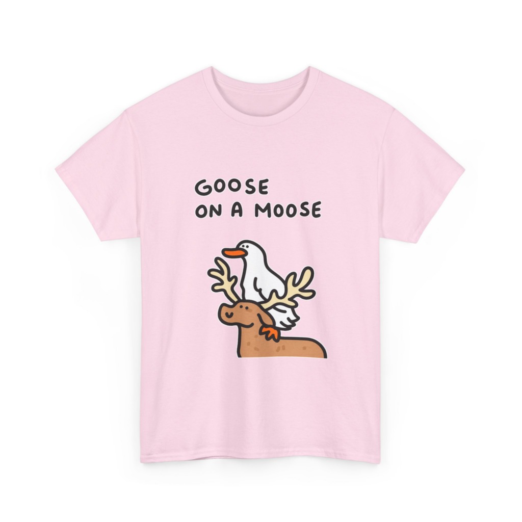 Goose on a Moose Graphic T-Shirt