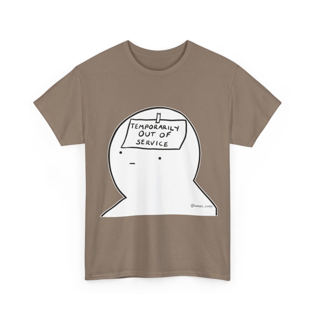 Graphic T-Shirt: Temporarily Out of Service Head