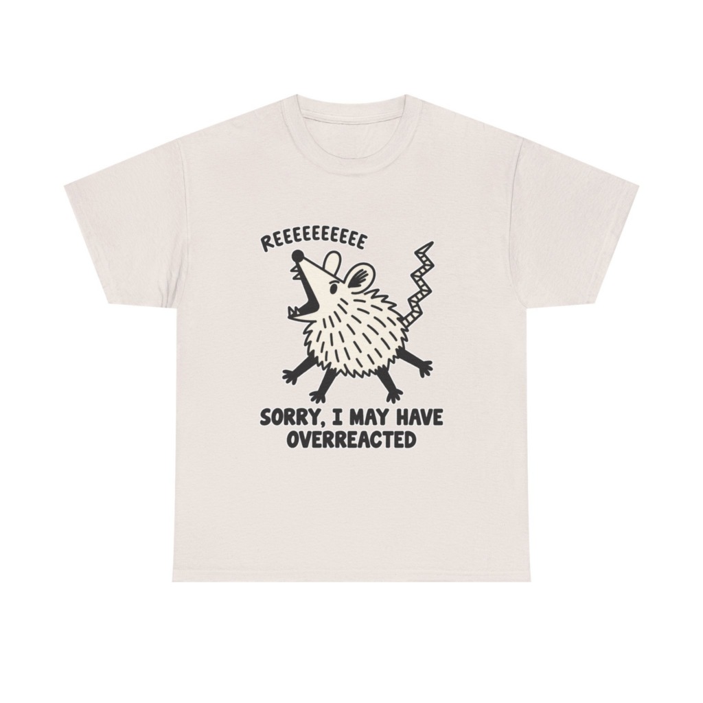 Opossum Overreaction Graphic T-Shirt