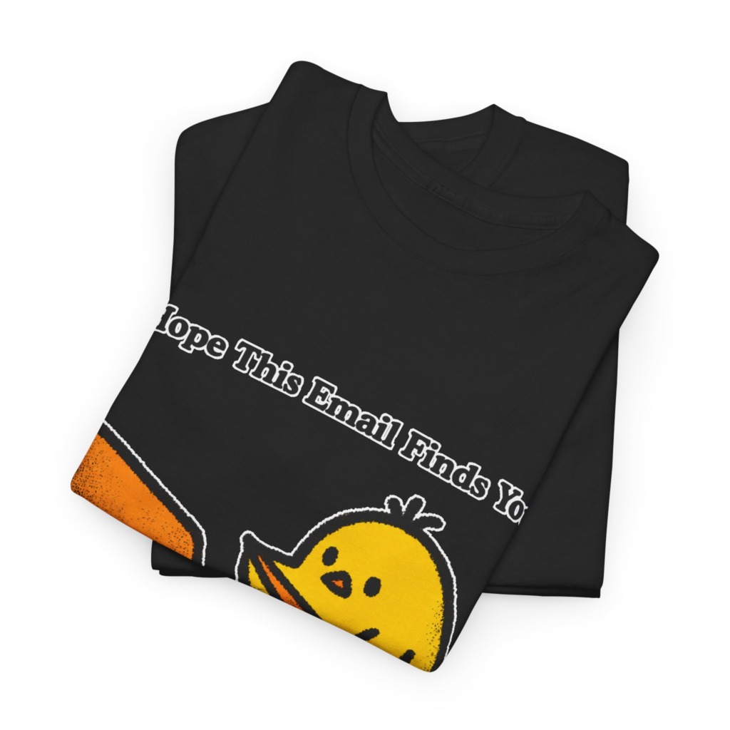 T-Shirt: "Email Finds You Before I Do" Chick