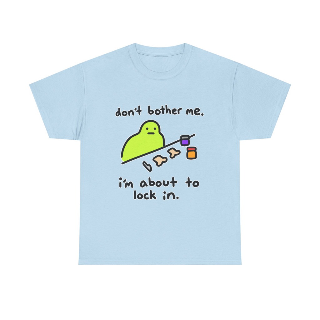Lime Blob 'Lock In' Graphic T-Shirt