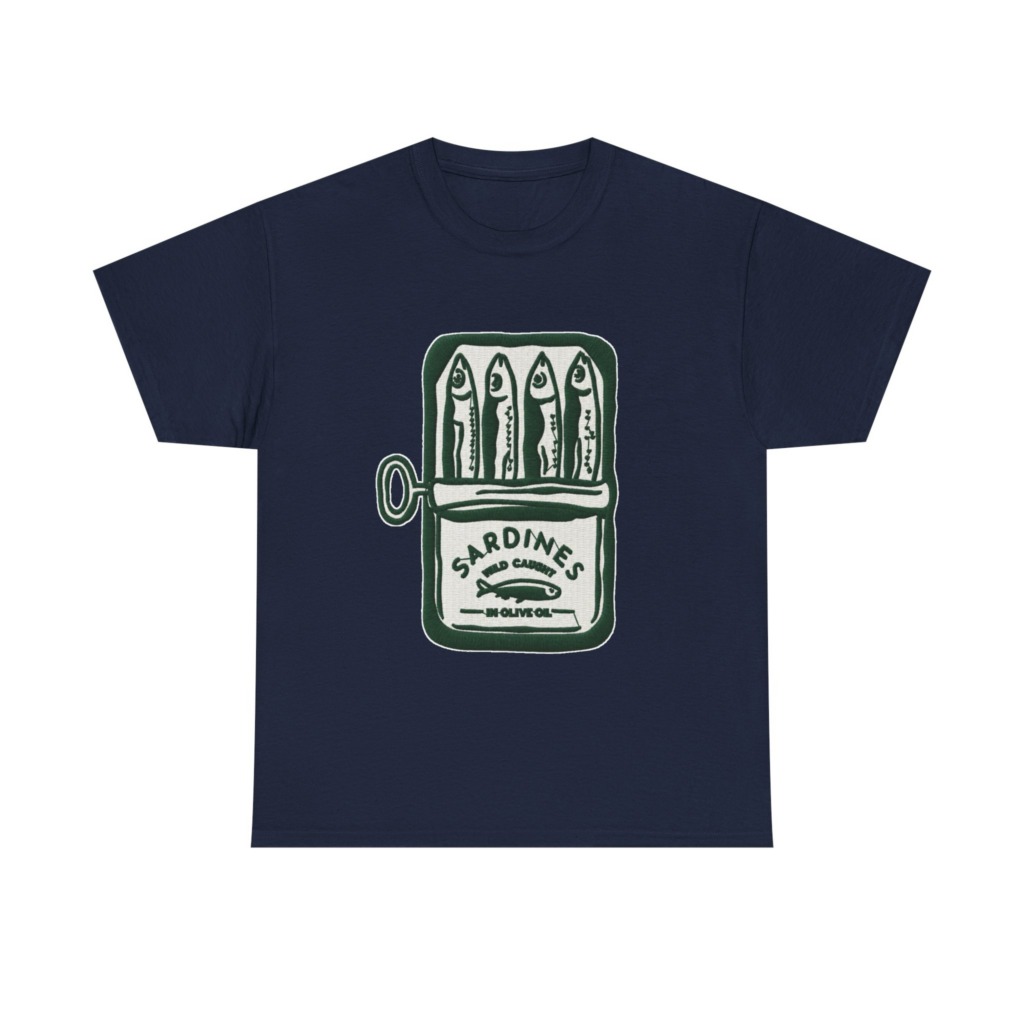 Embroidered Sardine Can Patch