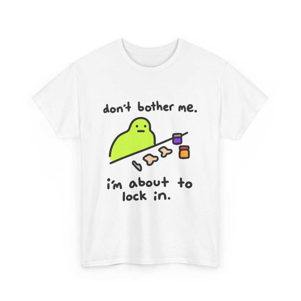 Lime Blob 'Lock In' Graphic T-Shirt