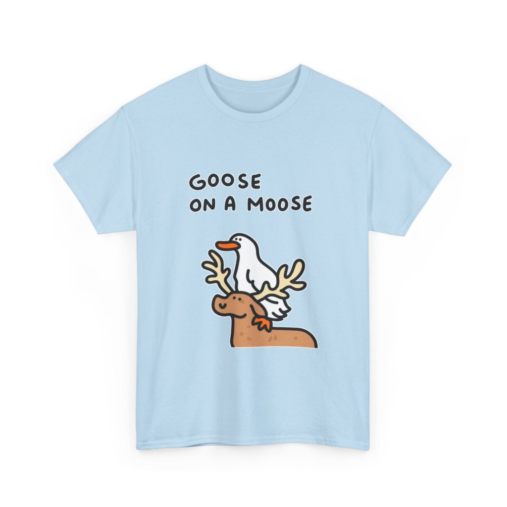 Goose on a Moose Graphic T-Shirt