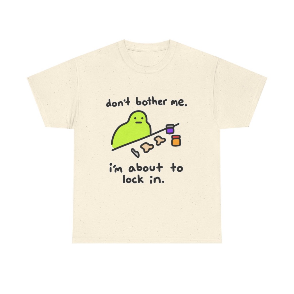 Lime Blob 'Lock In' Graphic T-Shirt