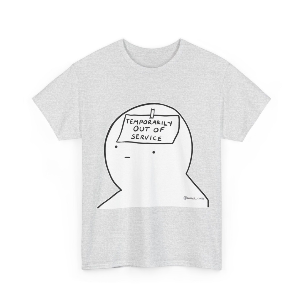 Graphic T-Shirt: Temporarily Out of Service Head